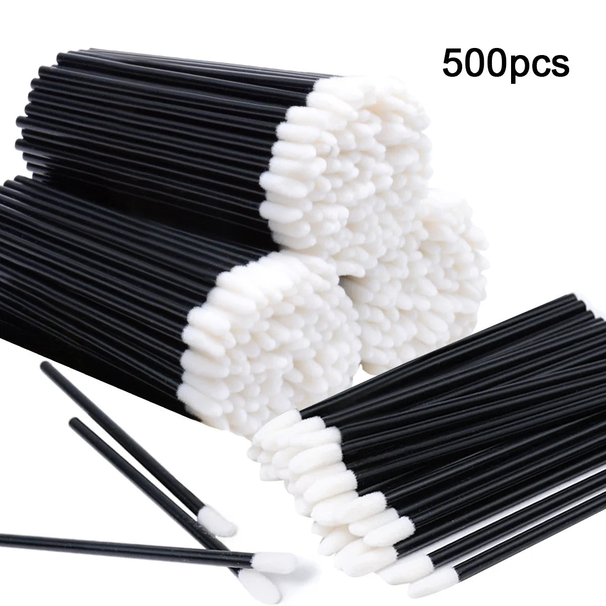 Wholesale 500pcs Gloss Portable Lipstick Disposable Lip Brushes Portable Makeup ApplicatorsBrushes Daily Beauty Accessories