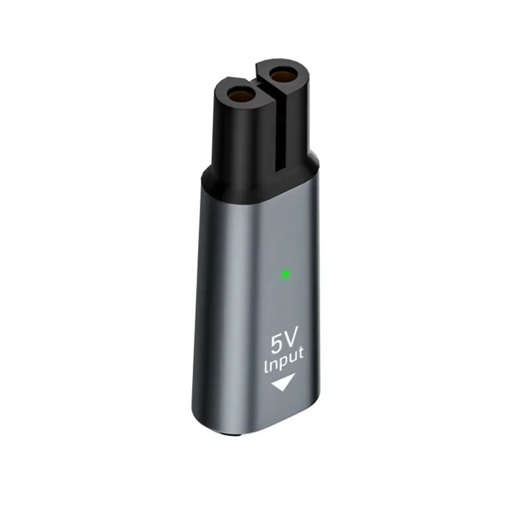 5V Type-C Shaver Charger Adapter Universal Portable Shaver Charging Converter for QP2724 QP2834 BT3230 MG7910 MG5910 X3001 X3052