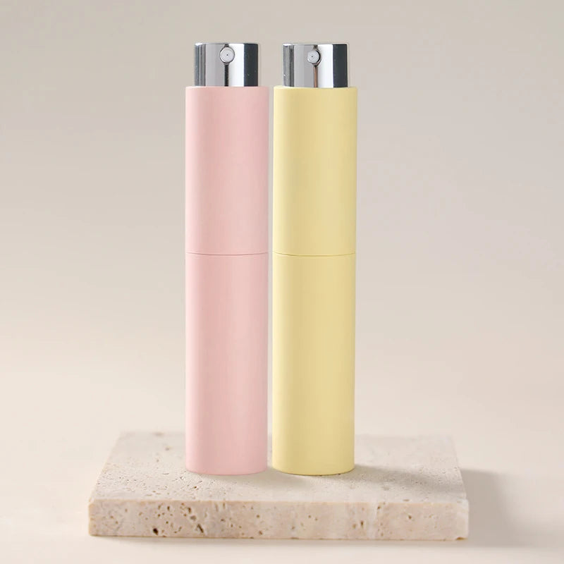 2Pcs 10ML Mini Cologne Spray Perfume Bottle Plastic Atomizer Pocket Size Refill Sample Empty Portable Fragrance Dispenser