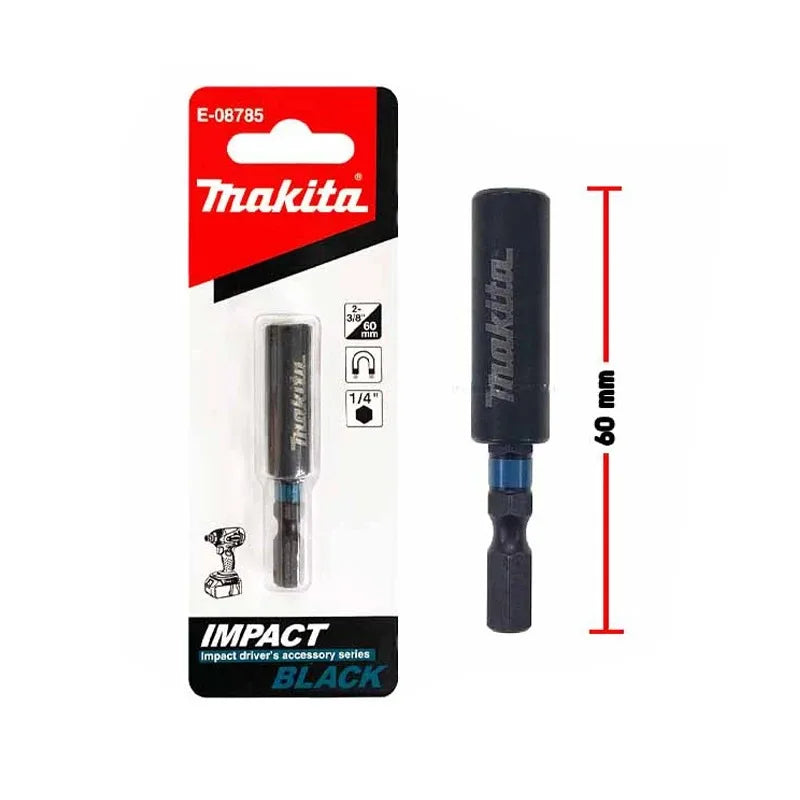 MAKITA E-08785 Impact Magnetic Bit Holder Extension 1/4" Hexagon Rust Resistant Cordless Drill Driver Power Tool Accessories