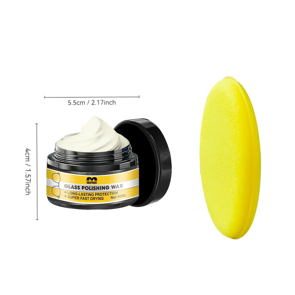 Multi-Purpose Glass & Lens Scratch Repair Kit – Multi-Function Polish & Refinishing Agent – Restores Clarity & Smooth Finish