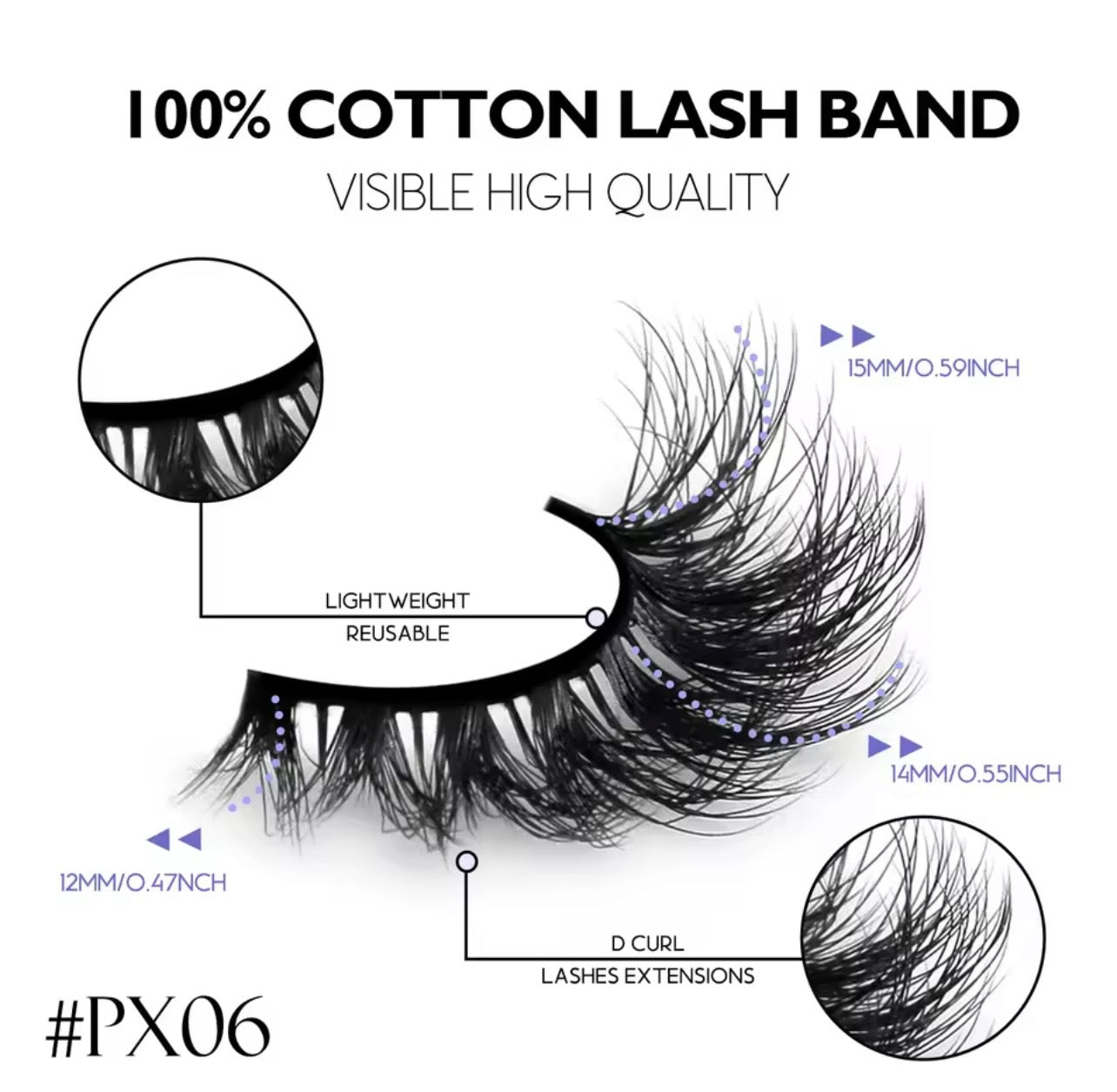 ✨ Veloura Waterproof Lashes