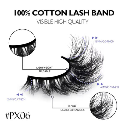 ✨ Veloura Waterproof Lashes