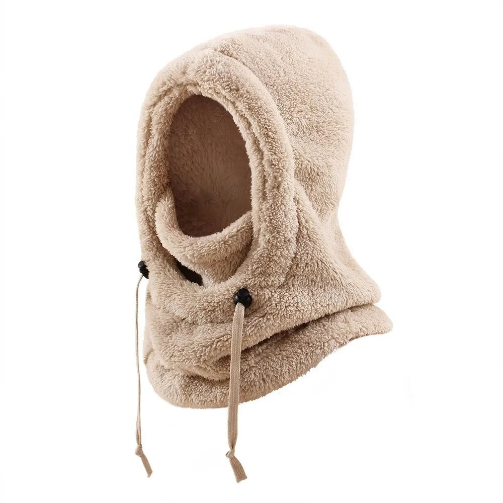Unisex Plush Balaclava Hats Windproof Warm Ear Protection Cap Children's Hats