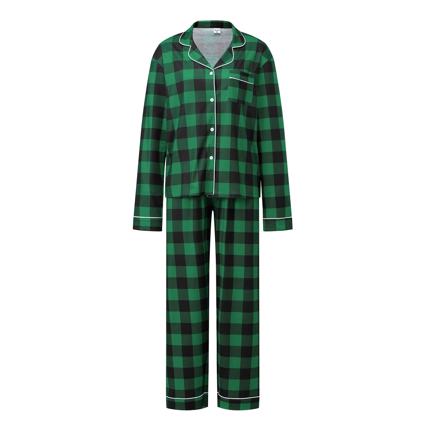 Family Matching Clothes Christmas Pajamas Mother Kids Plaid Pyjamas Set Look Sleepwear Mother And Daughter Father Son Outfits