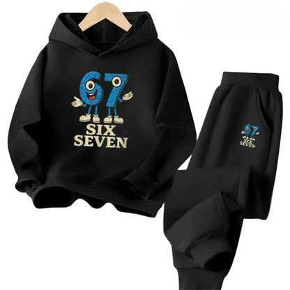 4-13Y 67 Trendy Kids Set Cartoon Mouse Design Cotton Blend Outfit Daily Playwear Discount Children's Fashion Trend Set