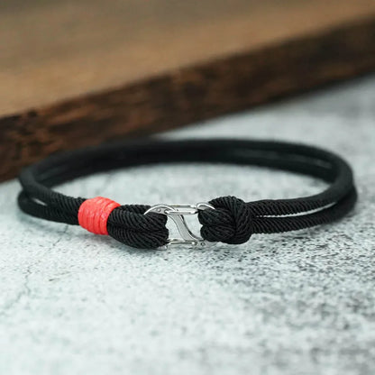Simple Mens Bracelets Hand-Woven Detachable 7 Colors Rope Braclets Double Survival Braslet Pulseras Para Hombre Gift for Him