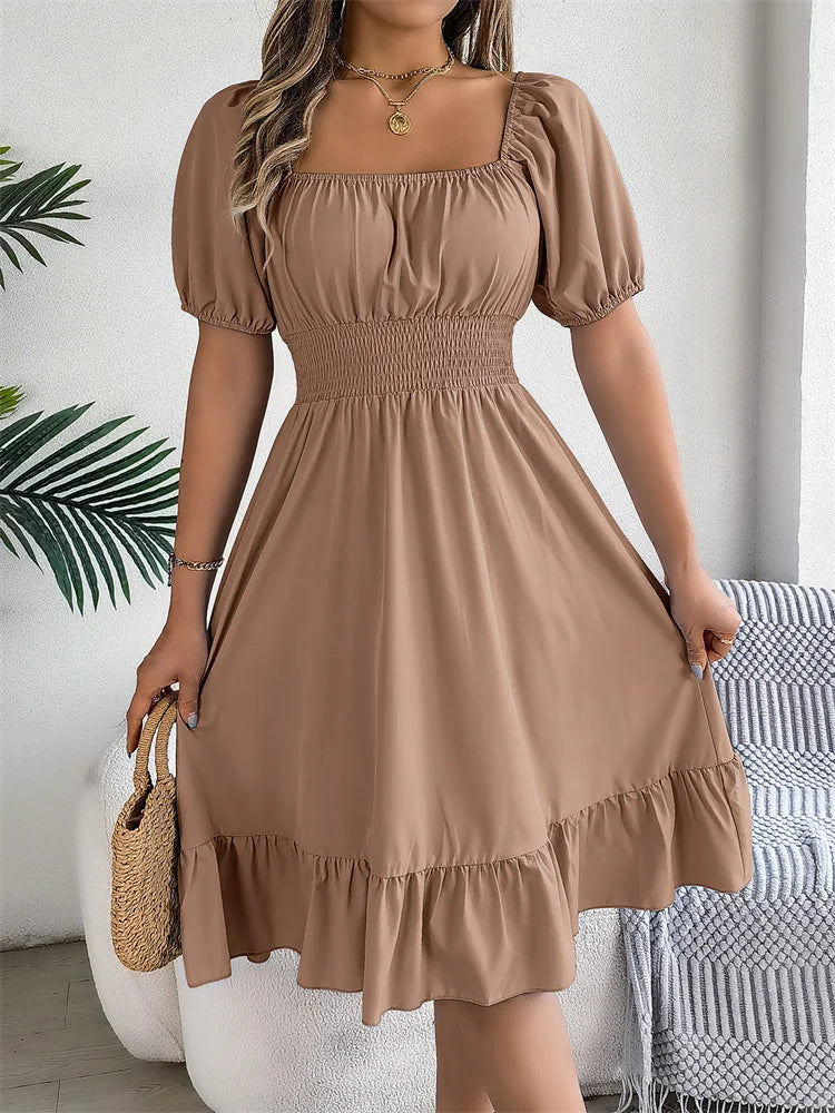 Veloura Msfilia Leisure Square Collar Spring Summer
