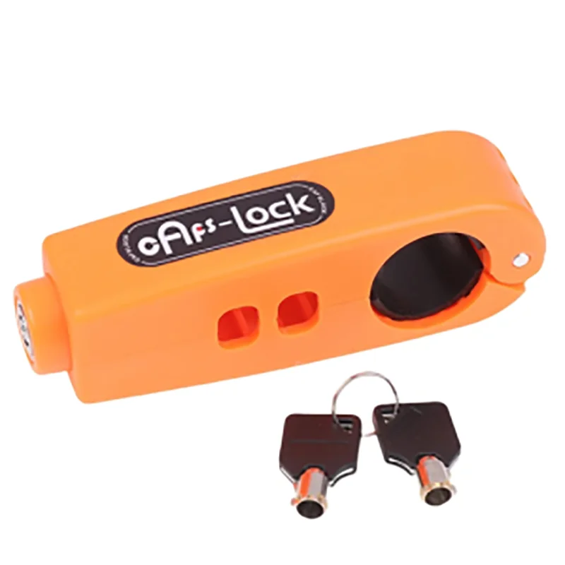 MTB Road Bike Anti-Theft Lock Mini Cycling Front Brake Lever Safety Locks with 2 Keys Portable Bicycle Brake Handlebar Grip Lock