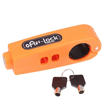 MTB Road Bike Anti-Theft Lock Mini Cycling Front Brake Lever Safety Locks with 2 Keys Portable Bicycle Brake Handlebar Grip Lock