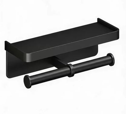 Wall Mount Aluminum Alloy Toilet Paper Roll Holder Durable Tissue Rack Bathroom Hardware Accessory