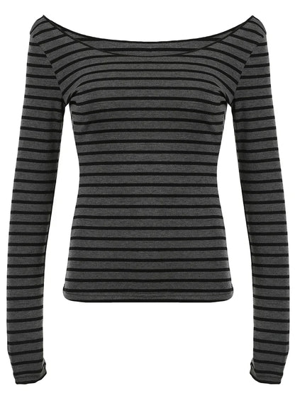 Veloura Japanese Basic Slim Long Sleeve Shirt Women
