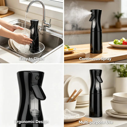 200ml Hairdressing Spray Bottle Barber Hair High Pressure Water Can Salon Refill Bottle Beauty Atomizer Container