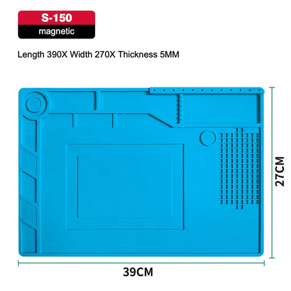 Anti-static ESD Soldering Silicone Mat Heat-Resistant Work Pad For Hot Air Gun Soldering Station Repair Desoldering Platform