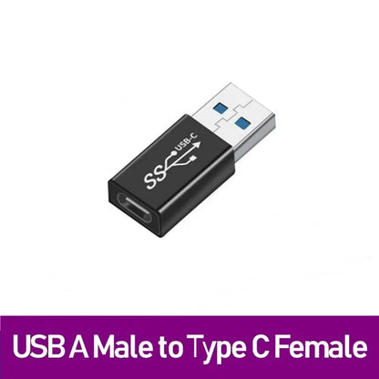 NNBILI USB3.0 Male to Female Right Angle Extension Adapter 90 Degree USB Connector Elbow Adapter 10Gbps For Laptop PC Converter