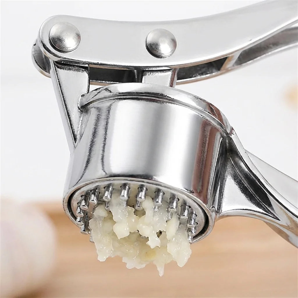 3-in-1 Aluminum Alloy Garlic Press, Nut Cracker & Bottle Opener. 18x5cm, Heavy Duty, Multipurpose Tool
