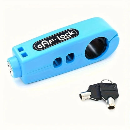 MTB Road Bike Anti-Theft Lock Mini Cycling Front Brake Lever Safety Locks with 2 Keys Portable Bicycle Brake Handlebar Grip Lock