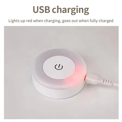 Min Energy Saving Led Touch Sensor Night Lights USB Rechargeable Magnetic Wall Light Room Aisle Bedroom Portable Night Lamp