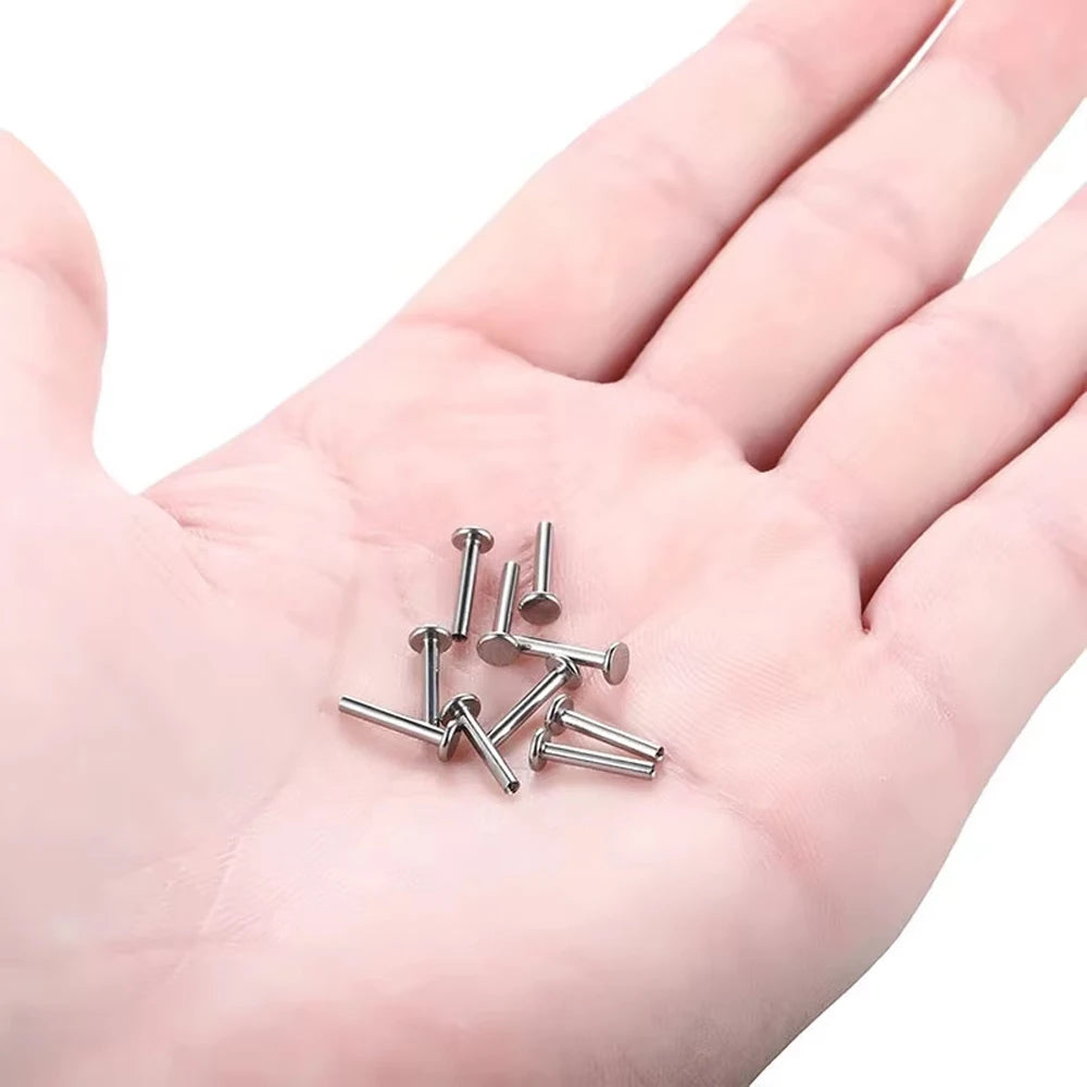 10PCS G23 ASTM F36 Titanium Labret 16G 18G Internal Thread Plug Septum Ear Lips Nose Piercing Tragus Body Jewelry Accessories