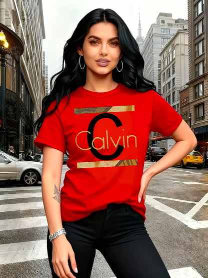 Calvin Letter Print Women's