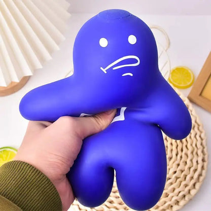 Trending Super Large Brain Stress Relief Squishy Toy Slow Rebound Cheese Brain Ball Squeeze Toy Perfect Festival Surprise Gifts