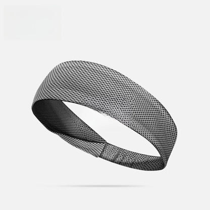 Summer Sport Headband Breathable Fitness Sweatband Non Slip Elastic Tennis Headband Sweat Wicking Lightweight Running Hairband