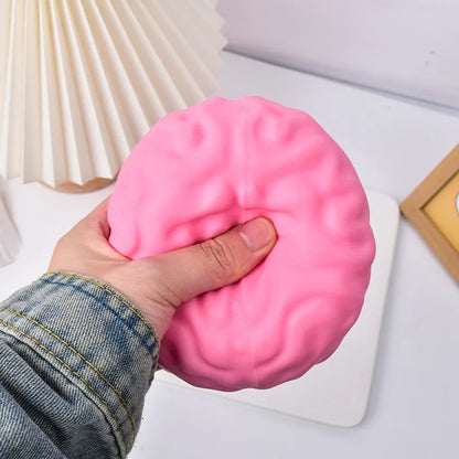 Trending Super Large Brain Stress Relief Squishy Toy Slow Rebound Cheese Brain Ball Squeeze Toy Perfect Festival Surprise Gifts