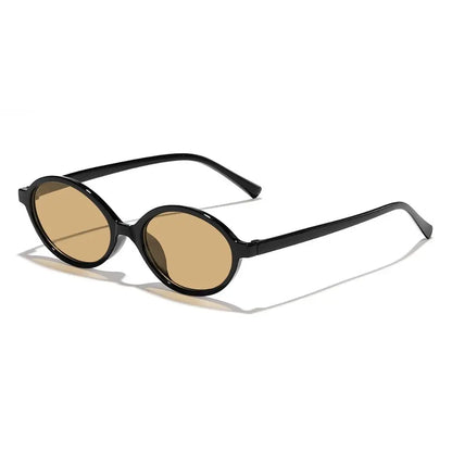 Sexy Small Oval Leopard Sunglasses Women Lovely Ins No Makeup Plain Glasses Frame Men Eyewear Cute Decorative Computer Glasses
