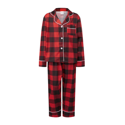 Family Matching Clothes Christmas Pajamas Mother Kids Plaid Pyjamas Set Look Sleepwear Mother And Daughter Father Son Outfits