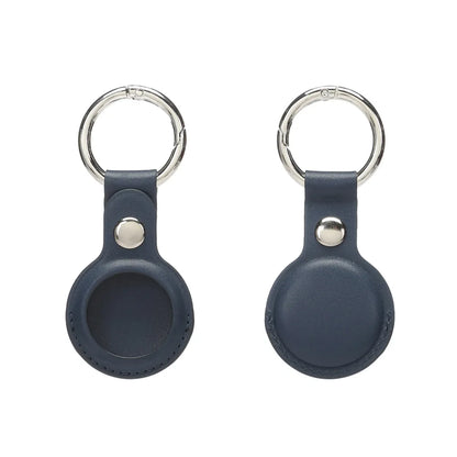 PU Leather Case for Airtag Metal Pendant Protective Case Cover Animals Tracker Accessories Waterproof Luggage Anti-Loss Keyring