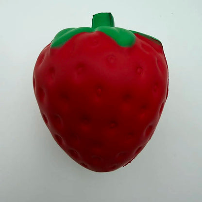 Giant Strawberry Squishy Toy Extra Large Size Strawberry Fidget Toys Slow Rising Shapeable Venting Ball for Adults Friends Gifts