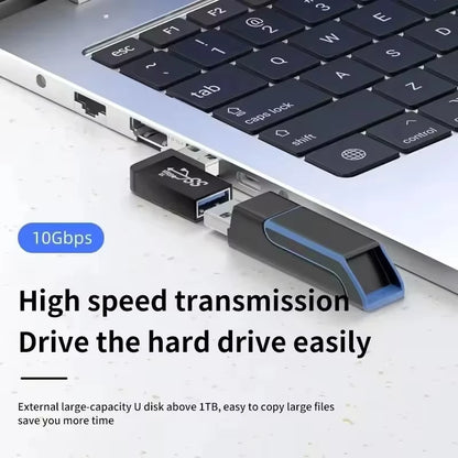 NNBILI USB3.0 Male to Female Right Angle Extension Adapter 90 Degree USB Connector Elbow Adapter 10Gbps For Laptop PC Converter