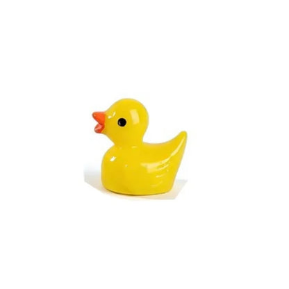 Mini Resin Ducks Bulk Tiny Ducks for Potted Miniature Decoration Garden Dollhouse Cake Decoration DIY Craft Charms Party Toys