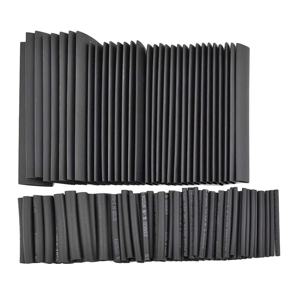 127Pcs 7 Sizes Set Heat Shrink Tubing Ratio 2:1 Heat Shrink Electrical Wire Cable Wrap Assortment Insulation Protection Tube