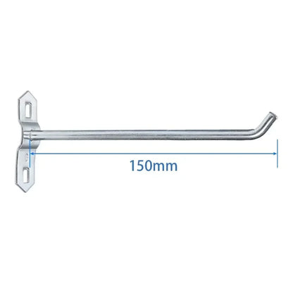 1-10pcs Pegboard Hooks, Steel Single Oblique Hangers for Garage Tool Organization, Kitchen Utensil Key Holder
