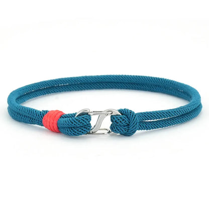 Simple Mens Bracelets Hand-Woven Detachable 7 Colors Rope Braclets Double Survival Braslet Pulseras Para Hombre Gift for Him