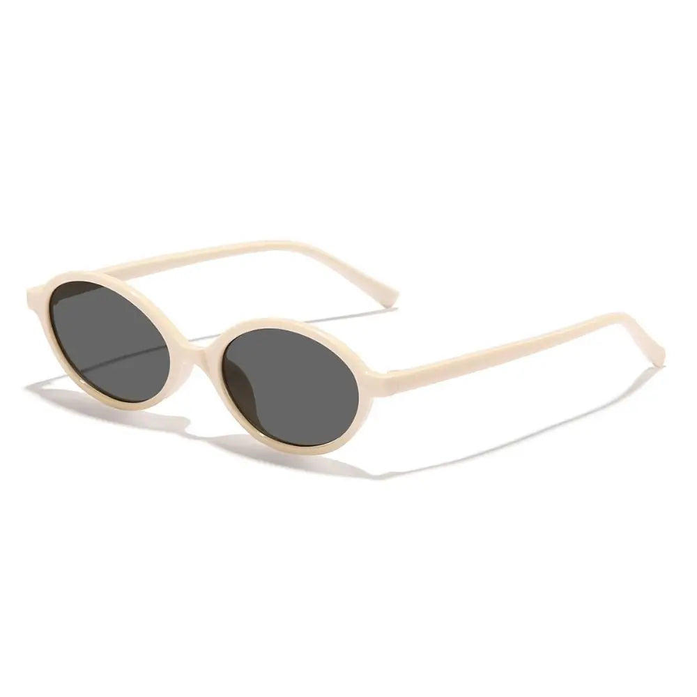 Sexy Small Oval Leopard Sunglasses Women Lovely Ins No Makeup Plain Glasses Frame Men Eyewear Cute Decorative Computer Glasses