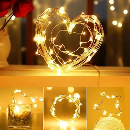LED String Light 1/2/3/5/10M Waterproof String Lights Holiday Decoration  Fairy Lights Outdoor Garden Christmas String Lights