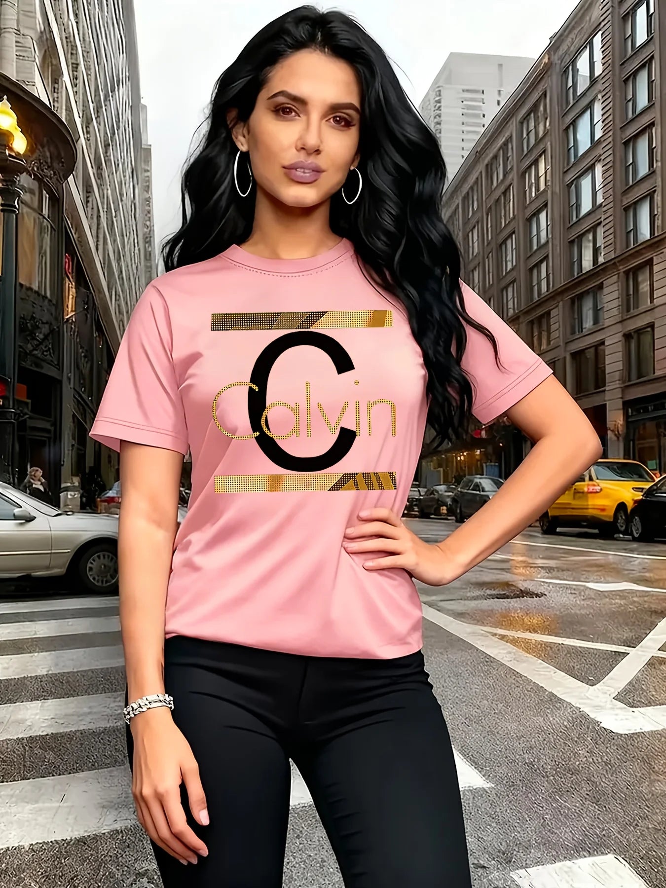 Calvin Letter Print Women's