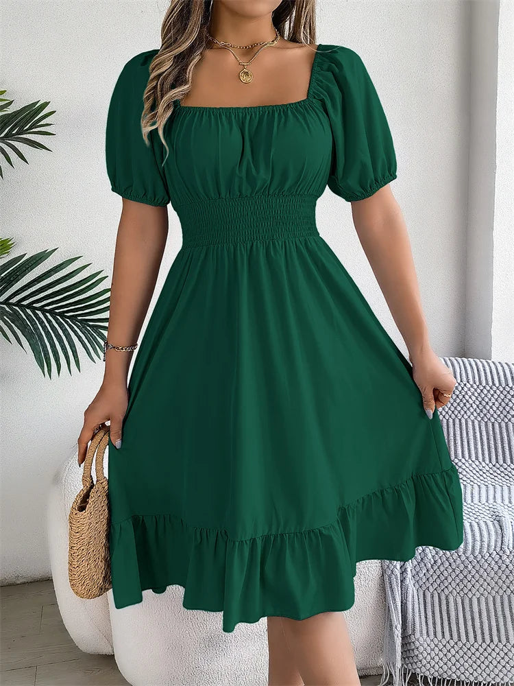 Veloura Msfilia Leisure Square Collar Spring Summer