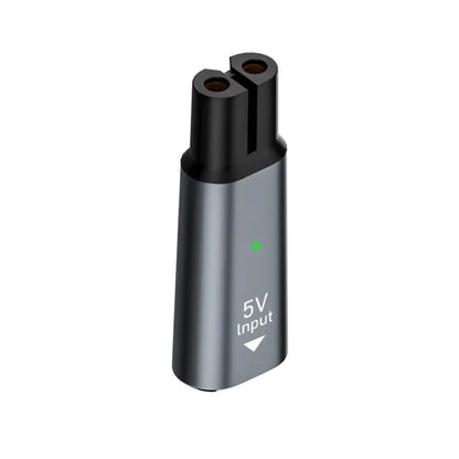 5V Type-C Shaver Charger Adapter Universal Portable Shaver Charging Converter for QP2724 QP2834 BT3230 MG7910 MG5910 X3001 X3052
