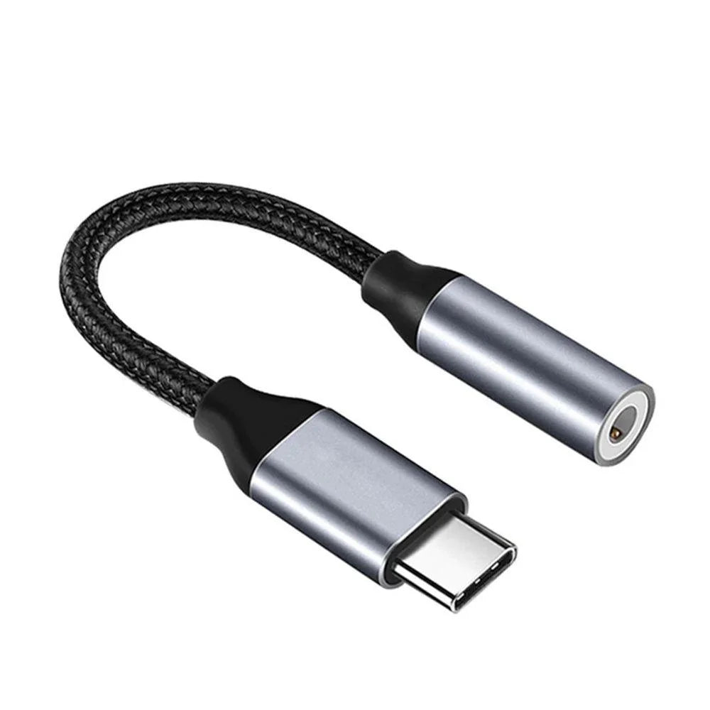 USB Type-C to 3.5mm Jack Audio Adapter Cable for iPhone 15 16 Pro Max Plus/iPad Pro 13 Air 13 Mini 6 7 Earphone Cable Converter