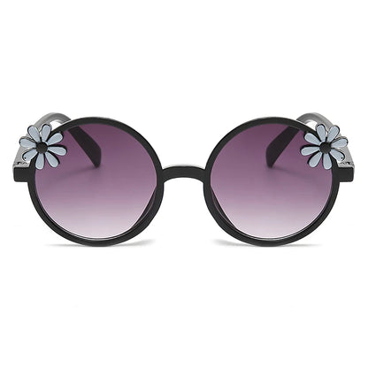 2024 New Children's Glasses Floret Anti-ultraviolet Fashion Children's Sunglasses Outdoor Shading Travel Children's Mirror
