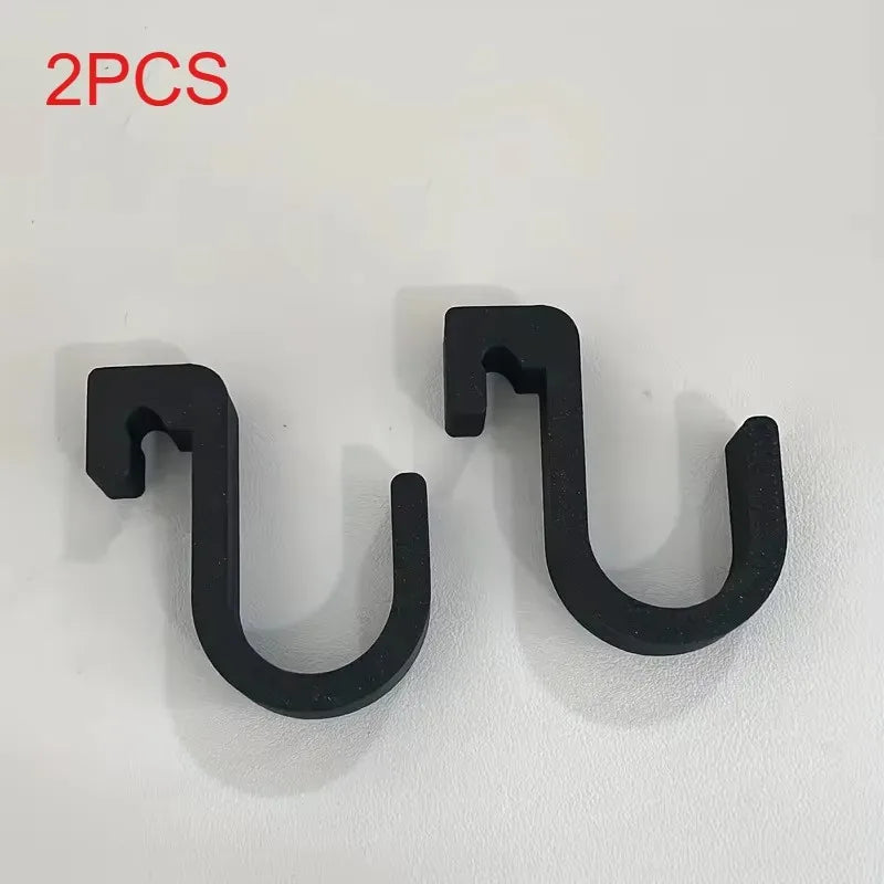 2Pcs Car Umbrella Hooks - Trunk Hangers, Universal for Sedans with No-Drill Installation, Multi-Functional Seat Back Storage Racks
