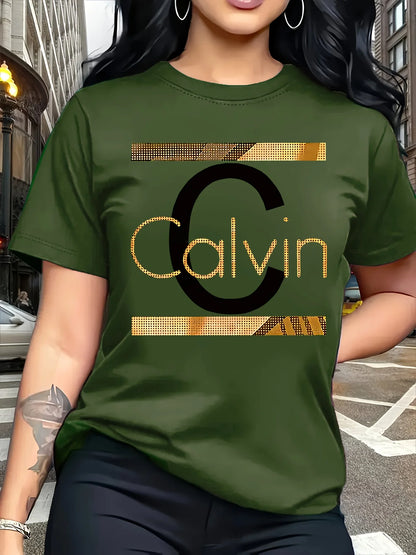 Calvin Letter Print Women's