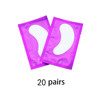 20/50/100pcs Eye Patches Eyelash Extension Under Eye Pads Makeup Eyelash Patches Tip Stickers Pads For Eyelash Extension Makeup