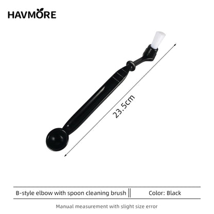 Detachable Brush Head High Quality Food Grade Plastics Coffee Cleaning Brush for Coffee Machine