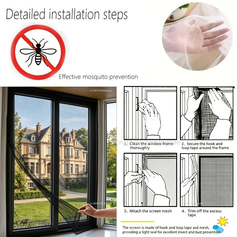 Anti Mosquito Net Indoor Insect Net Anti Mosquito Window Protector Tulle Curtain Door Curtains Nets Home Textile Garden