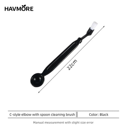Detachable Brush Head High Quality Food Grade Plastics Coffee Cleaning Brush for Coffee Machine