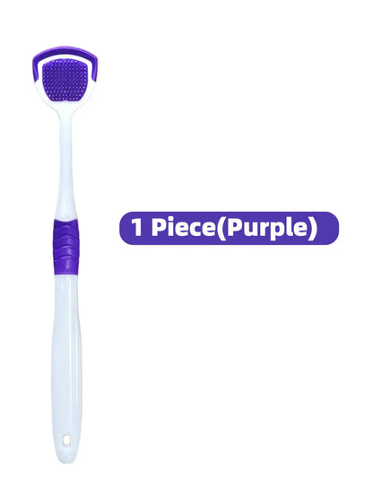 1Pc/4Pcs/8Pcs Silicone Tongue Scraper For Oral Hygiene,Tongue Cleaner Scraper For Oral Care,Tongue Brush Food Debris Clea